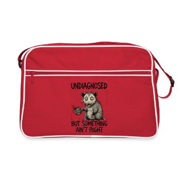 Not diagnosed, but something is wrong - Retro Bag - red/white - Front