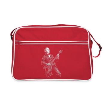 John Tyler Guitare - Sac Retro - rouge/blanc - Devant