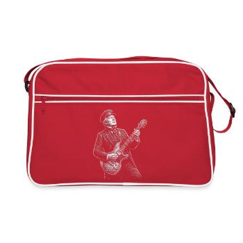 Millard Fillmore Guitare - Sac Retro - rouge/blanc - Devant