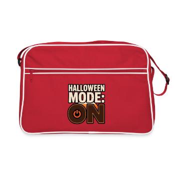 Drôle d’Halloween – Mode Halloween activé - Sac Retro - rouge/blanc - Devant