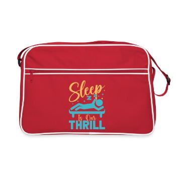Anesthesiologist Our Thrill Anesthesia - Retro Bag - red/white - Front