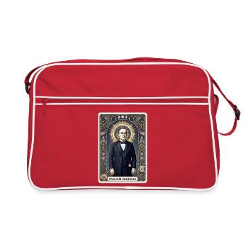 William McKinley Tarot Card - Retro Bag - red/white - Front