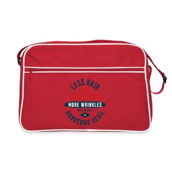 80th Birthday Devil - Retro Bag - red/white - Front