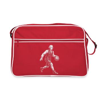 Thomas Jefferson Basketball - Retro Bag - red/white - Front