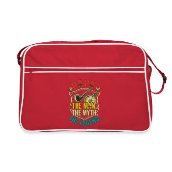 Papa The Man The Myth The Legend Retro - Retro Bag - red/white - Front