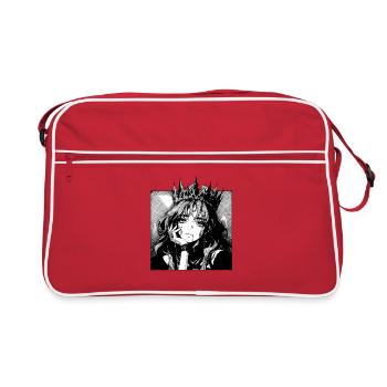 Queen of Shadows Manga Portrait - Retro Bag - red/white - Front