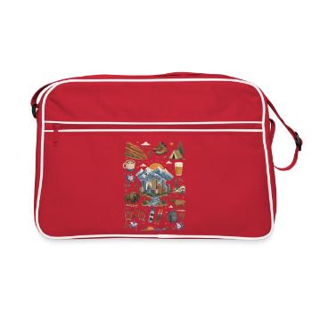 Colorado | Rockies, Ski & Outdoor - Sac Retro - rouge/blanc - Devant