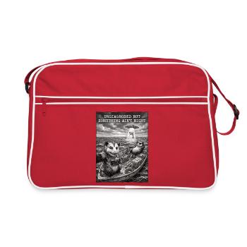 Non diagnostiqué mais quelque chose ne va pas - Sac Retro - rouge/blanc - Devant