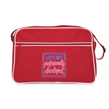 Let's professionally developed - Retro Bag - red/white - Front