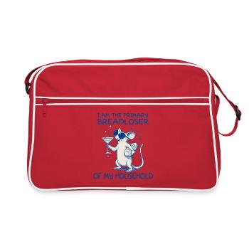 Dessin animé Family Main Bread Loser - Sac Retro - rouge/blanc - Devant