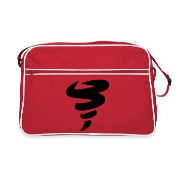 tornade - Sac Retro - rouge/blanc - Devant