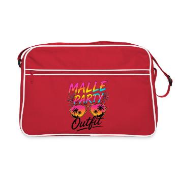 Tenue de fête Malle - Sac Retro - rouge/blanc - Devant