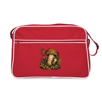 Mooshroom Guardian of the Forest - Retro Bag - red/white - Front
