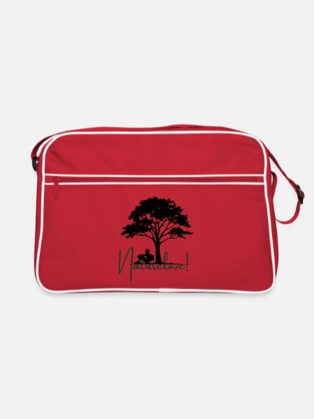 Naturelove - Retro Tasche - Rot/Weiß