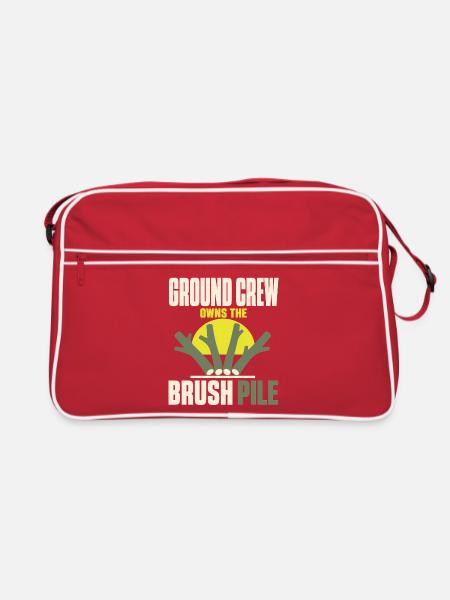 Arborist Baumpfleger Baumdienst Klettergeschenk - Retro Tasche - Rot/Weiß
