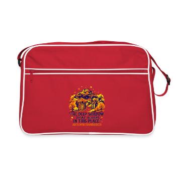 Edinburgh The Deep Shadow That Sleeps In This - Retro Tasche - Rot/Weiß - Vorne