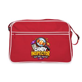 Candy Inspector Taste Tests - Retro Tasche - Rot/Weiß - Vorne