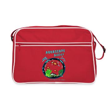 AQUASCAPE Addict - Retro Tasche - Rot/Weiß - Vorne