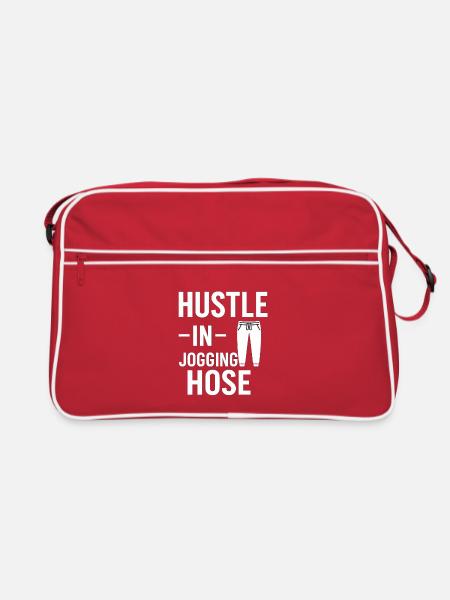 Dépêche-toi en pantalon de survêtement - Sac Retro - rouge/blanc