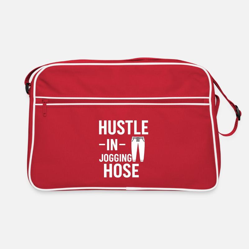 Hustle in Jogginghose Retro Tasche