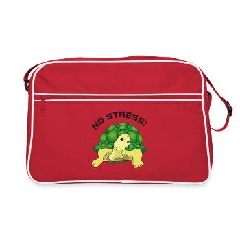 no stress - Retro Bag - red/white - Front