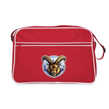 Capricorne. 1 - Sac Retro - rouge/blanc - Devant