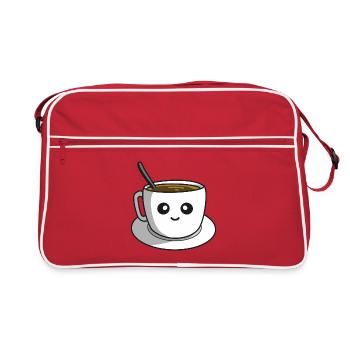 Pause-café - Sac Retro - rouge/blanc - Devant