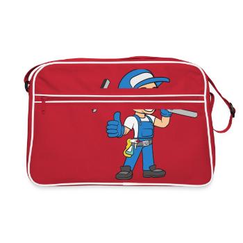 Nettoyeur de vitres - Sac Retro - rouge/blanc - Devant