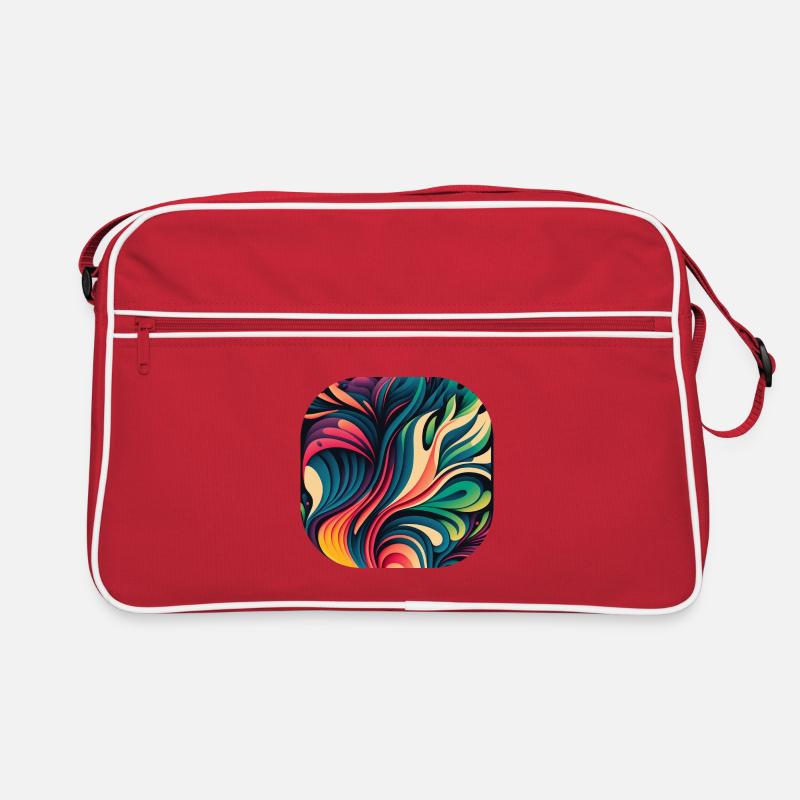 Abstrakt Retro Tasche