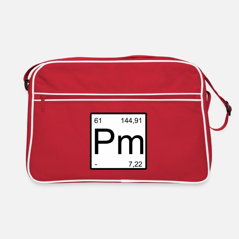 Promethium Pm Minimalist Typography Retro Bag