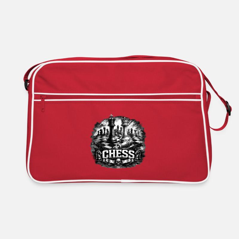 Chess Power – King & Queen in Battle Retro Bag