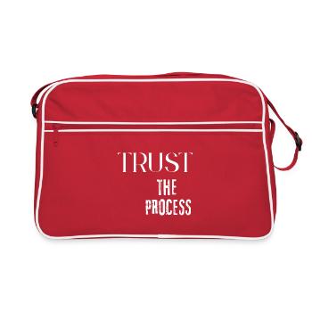 Trust the Process - Retro Bag - red/white - Front