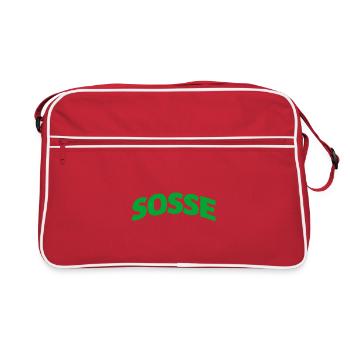 Sosse pour toujours - Sac Retro - rouge/blanc - Devant