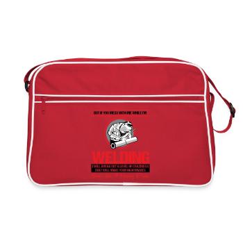I'm going to break out welding Funny welding G - Retro Bag - red/white - Front