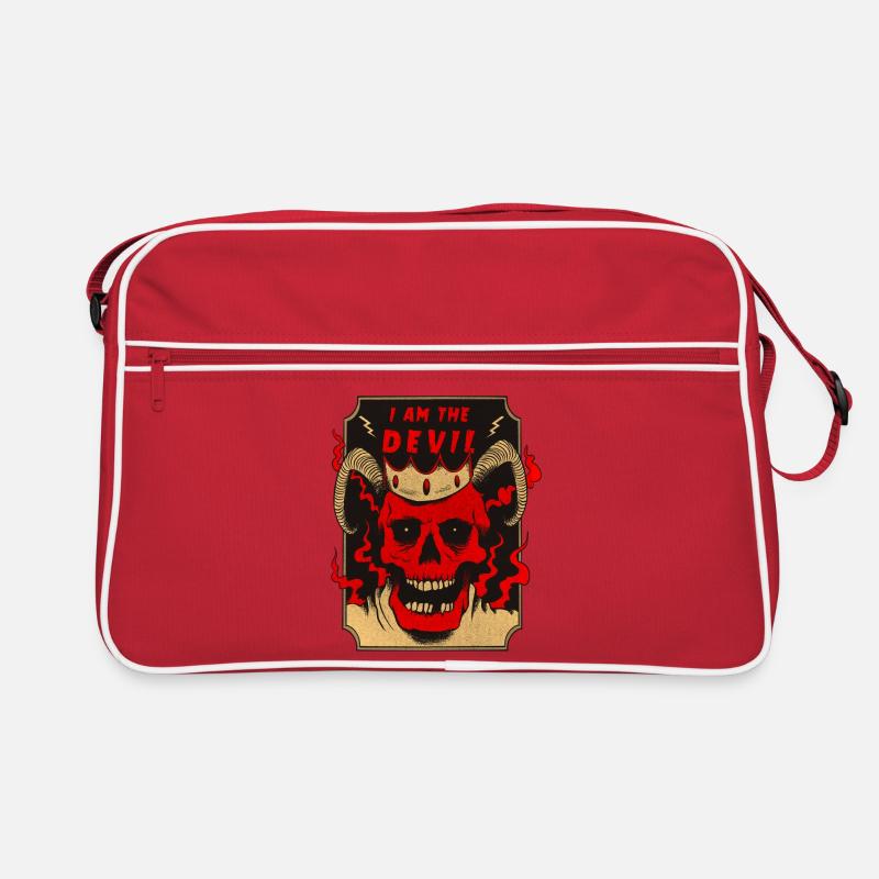 I am the devil design Retro Bag