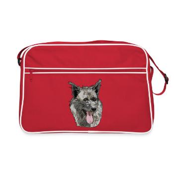 Berger Picard - Sac Retro - rouge/blanc - Devant