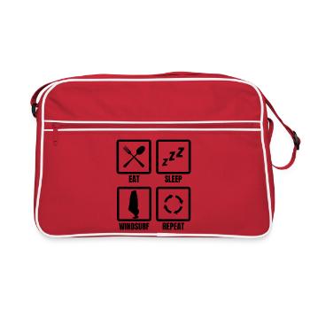 Windsurfer Routine - Retro Bag - red/white - Front
