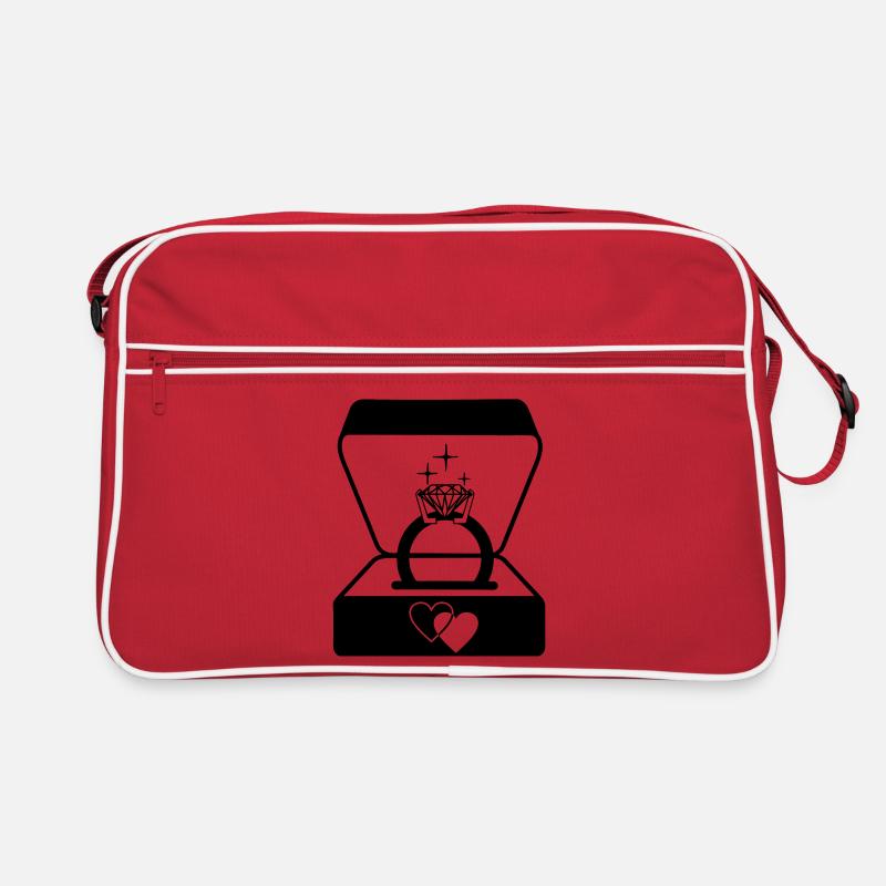 Juwelier Ehering in Box Retro Tasche