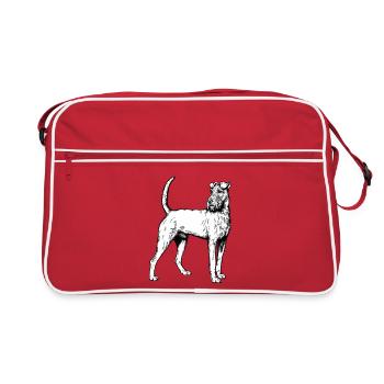 Terrier irlandais Mailo 2023 sw - Sac Retro - rouge/blanc - Devant