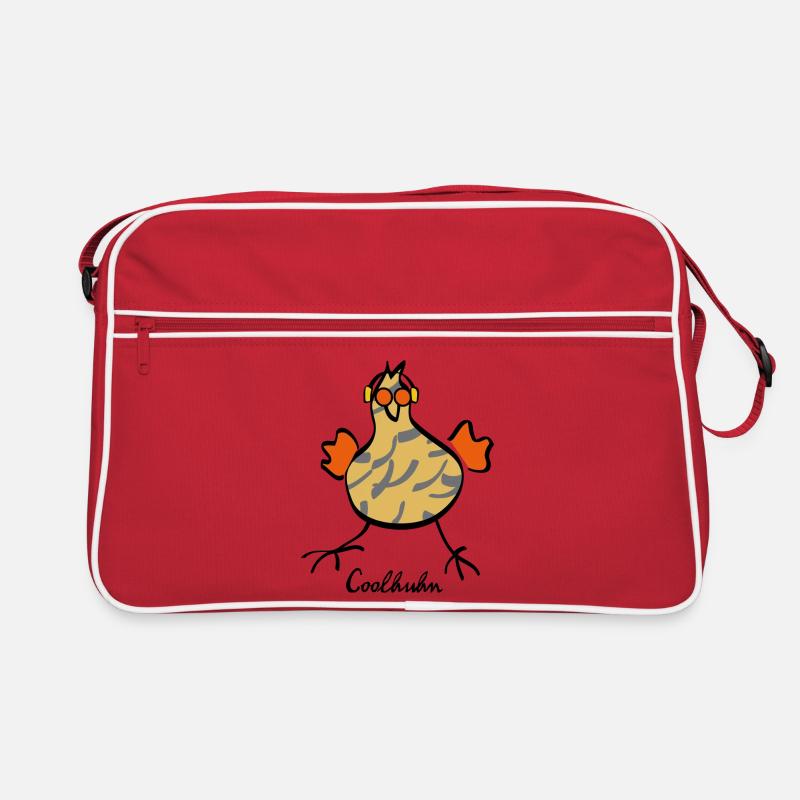 RIKELS Design: Das Cool-Huhn Retro Tasche