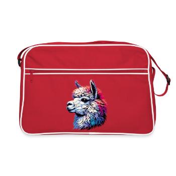 Alpaca - Retro Bag - red/white - Front
