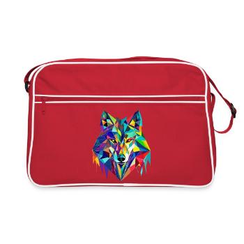 Qui danse avec le loup - Sac Retro - rouge/blanc - Devant