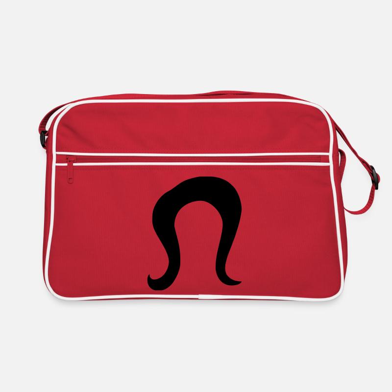 Frisur - Retro Tasche - Rot/Weiß