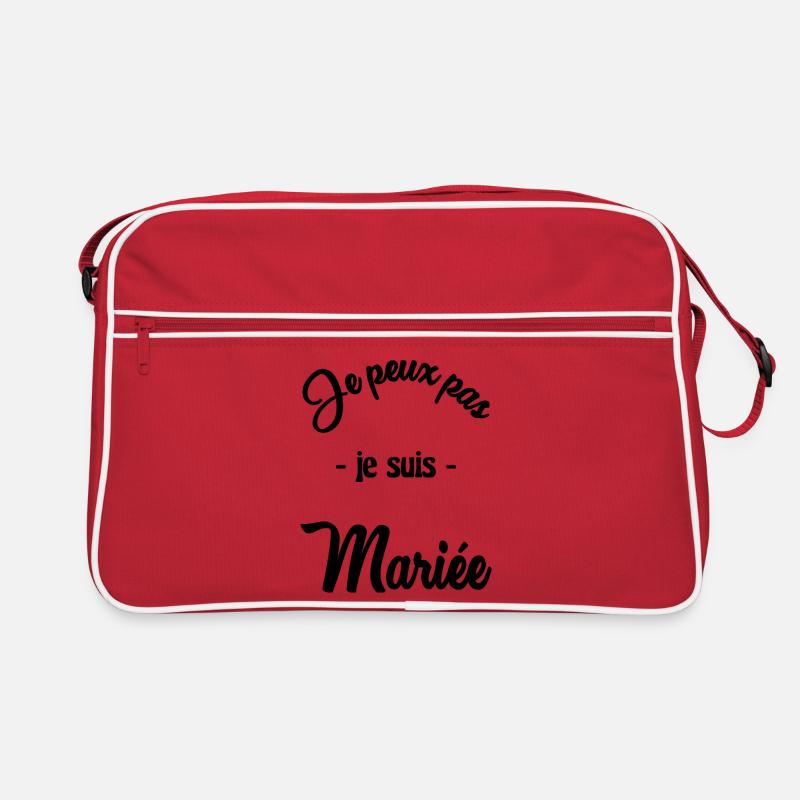 ICH KANN NICHT, ICH BIN VERHEIRATET Retro Tasche