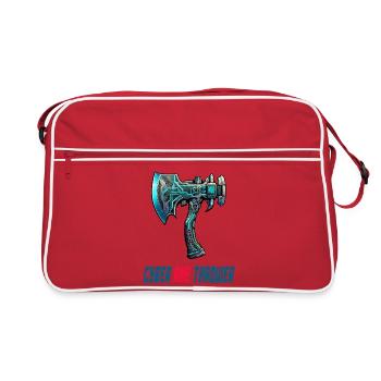 Hache à lancer une cyberhache, design sportif - Sac Retro - rouge/blanc - Devant