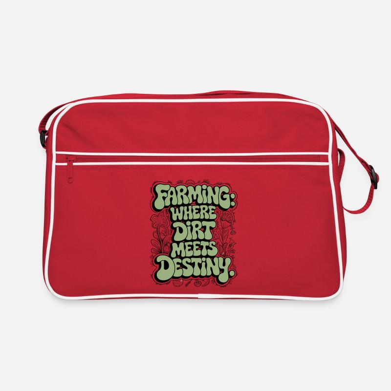 FARMING: WHERE DIRT MEETS DESTINY Retro Bag