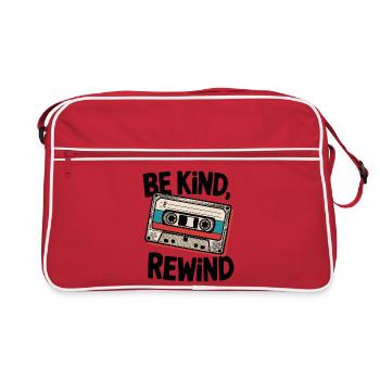 Be Kind, Rewind - Retro Bag - red/white - Front
