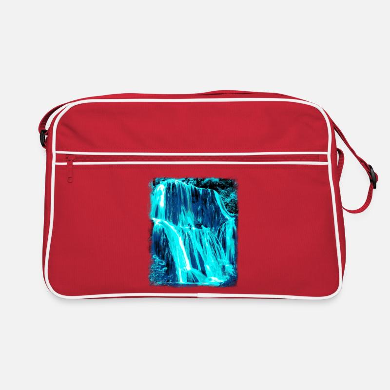 Wasserfall Retro Tasche