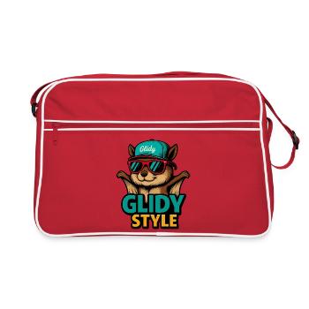 Mode de hamster style glissé - Sac Retro - rouge/blanc - Devant