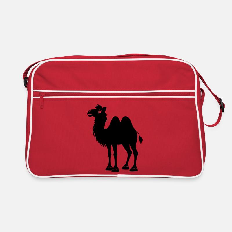 Schatten-Kamel Retro Tasche